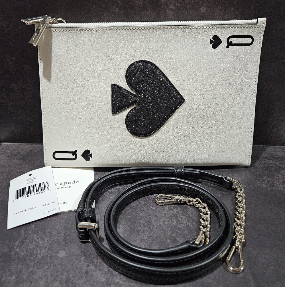 Kate Spade New York Lucky Draw Card Crossbody NWT